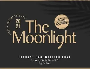 The Moonlight Sans Serif font