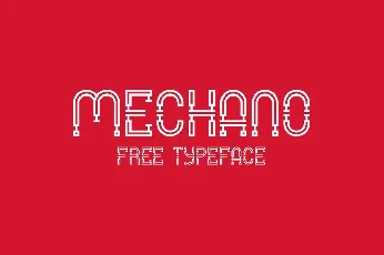 Mechano font