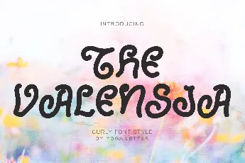 The Valensia Demo font