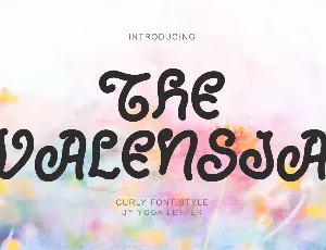 The Valensia Demo font