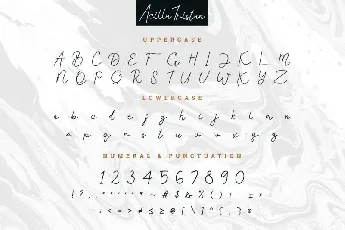 Acilla Tristan Handwriting font