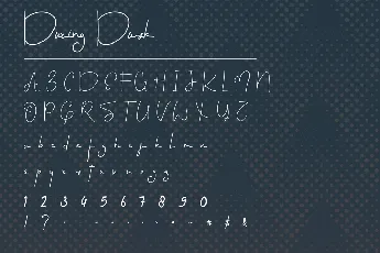 During Dusk Demo font