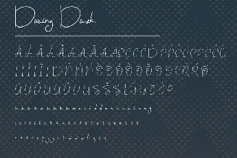 During Dusk Demo font