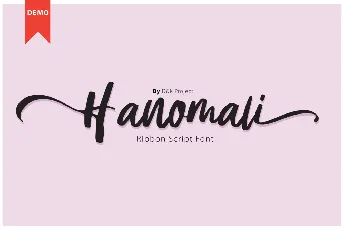 Hanomali Demo font