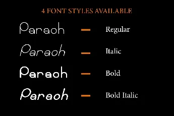 Paraoh font