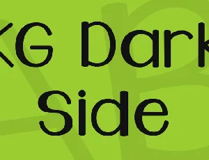 KG Dark Side font