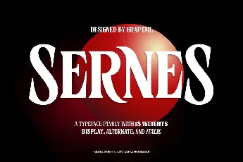 Sernes font