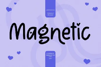 Magnetic – Handwritten font