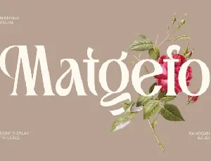 Matgefo font