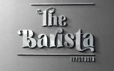 The Barista Typeface font