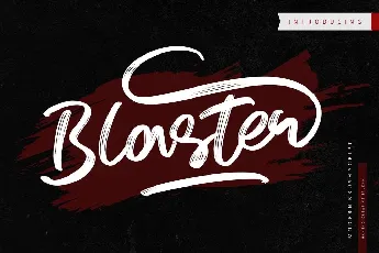 Blaster Brush font