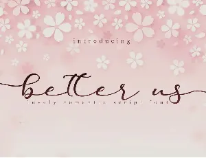 Better Us font