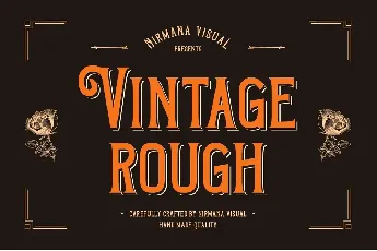 Vintage Rough - Demo Version font