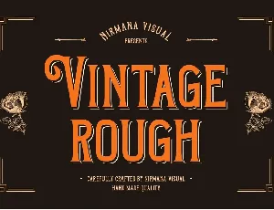 Vintage Rough - Demo Version font