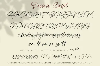 Loterio Script font