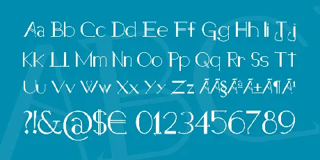 Holitter Halfimp font