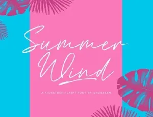 Summer Wind font