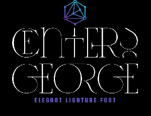 Centers George font