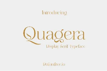 Quagera font