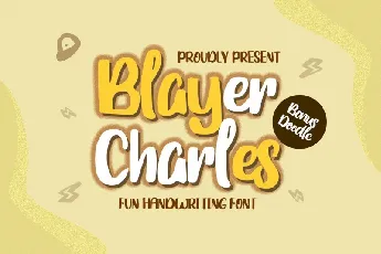 Blayer Charles – Playful font