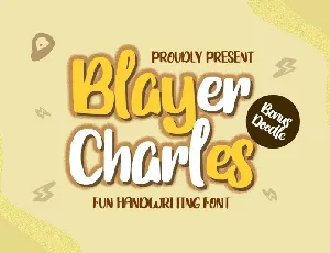 Blayer Charles – Playful font