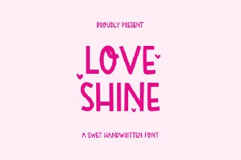 Love Shine font