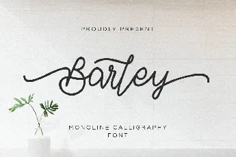 Barley font