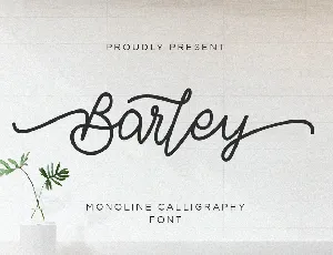 Barley font