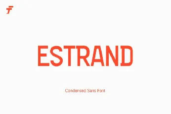 Estrand font