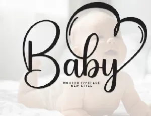 Baby Script Typeface font