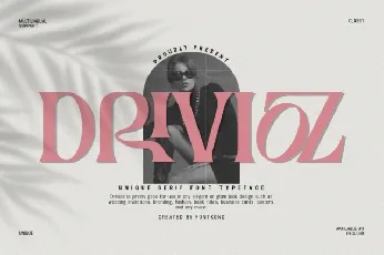 Drivioz font