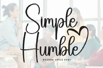 Simple Humble Script font