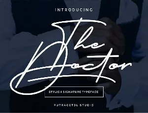 The Doctor Signature font