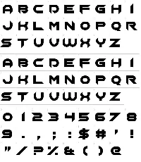 Chopsic font