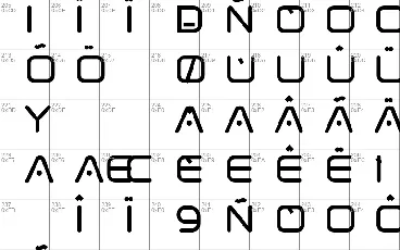 Spaced font