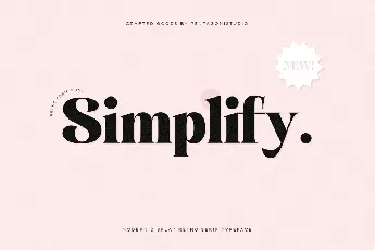 SimplifyDemo font