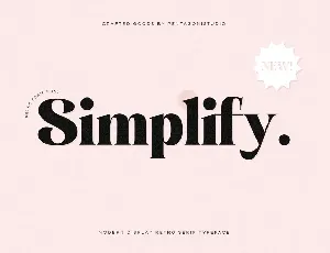 SimplifyDemo font