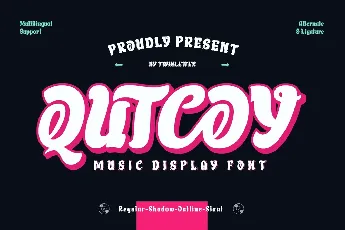 QUTCOY Trial font