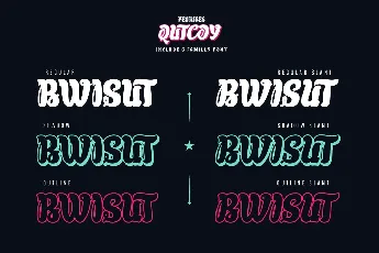 QUTCOY Trial font