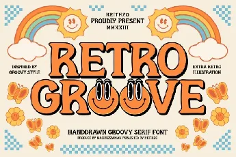 Retro Groove font