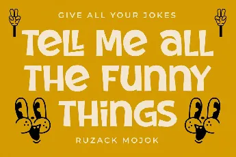 RUZACK MOJOK font