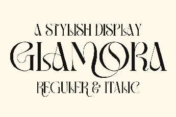 GLAMORA font