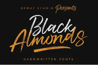 Black Almonds font