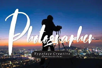 Photographer Script font