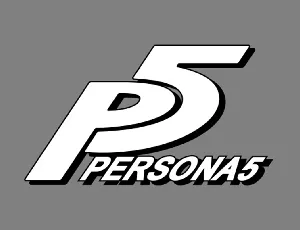 Persona 5 font