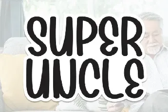 Super Uncle Display font