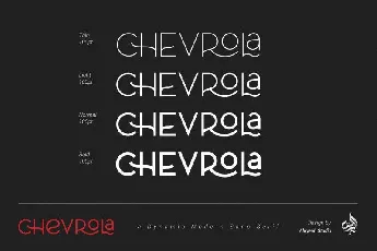 Al Chevrola Modern Sans font