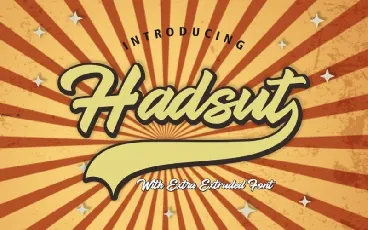 Hadsut Script font