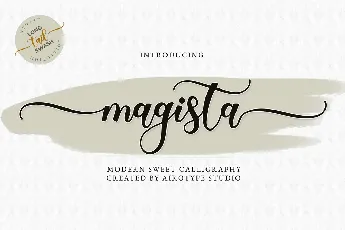 Magista font