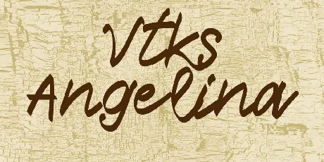 Vtks Angelina font